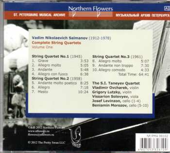 CD نيسم جلال: Complete String Quartets - Volume One