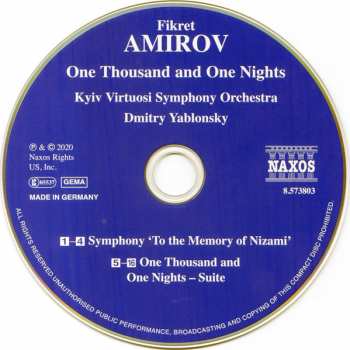 CD نيسم جلال: One Thousand And One Nights