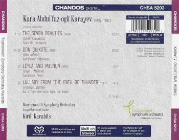 SACD نيسم جلال: Seven Beauties Suite • Leyla And Mejnun • Don Quixote •  Lullaby From "The Path Of Thunder"