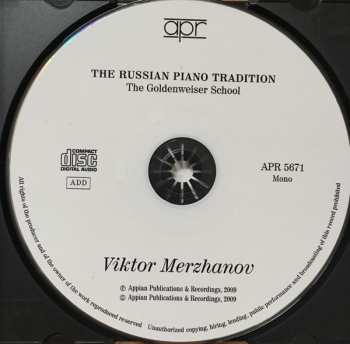CD Frédéric Chopin: The Russian Piano Tradition - The Goldenweiser School: Viktor Merzhanov