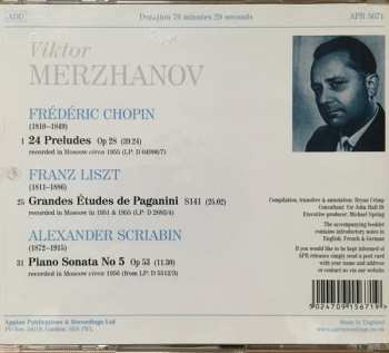 CD Frédéric Chopin: The Russian Piano Tradition - The Goldenweiser School: Viktor Merzhanov