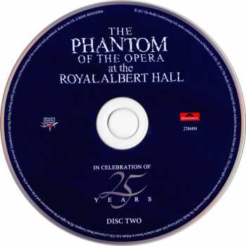 2CD 25th Anniversary Cast: The Phantom Of The Opera At The Royal Albert Hall (In Celebration Of 25 Years)