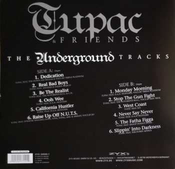 LP 2Pac: Tupac & Friends - The Underground Tracks