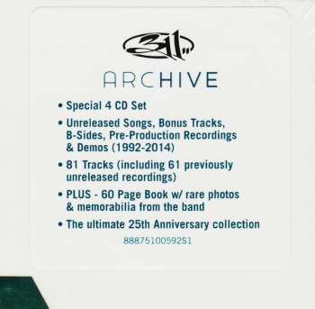 4CD/Coffret 311: Archive