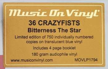 LP 36 Crazyfists: Bitterness The Star CLR | LTD | NUM