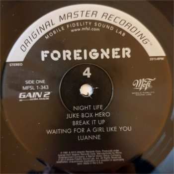LP Foreigner: 4 LTD | NUM