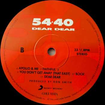 LP 54-40: Dear Dear