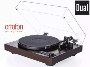 Audiotechnika DUAL CS 618Q High End Noyer + Ortofon