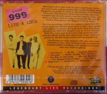 CD 999: Live & Loud
