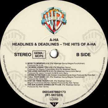 LP a-ha: Headlines And Deadlines - The Hits Of A-Ha