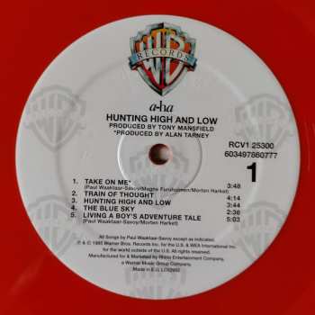 LP a-ha: Hunting High And Low CLR | LTD