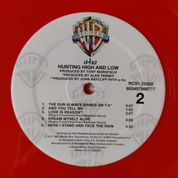 LP a-ha: Hunting High And Low CLR | LTD