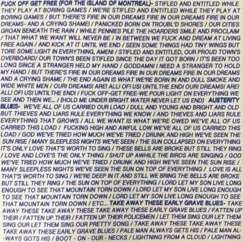 LP A Silver Mt. Zion: Fuck Off Get Free We Pour Light On Everything
