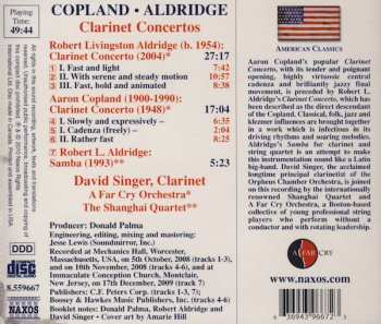 CD Aaron Copland: Clarinet Concertos