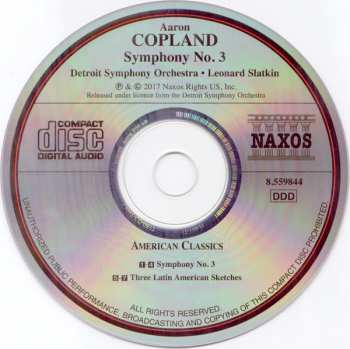 CD Aaron Copland: Symphony No. 3