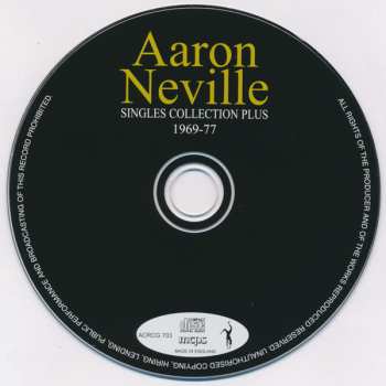 CD Aaron Neville: Singles Collection Plus 1969-77
