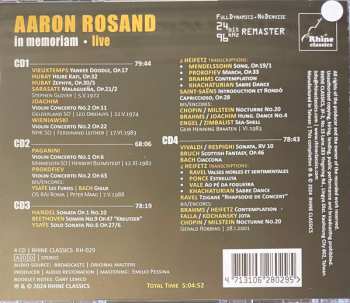 4CD/Coffret Aaron Rosand: In Memoriam