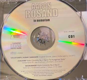 4CD/Coffret Aaron Rosand: In Memoriam
