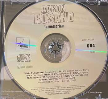 4CD/Coffret Aaron Rosand: In Memoriam