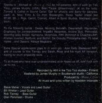 CD Abaddon Incarnate: The Last Supper