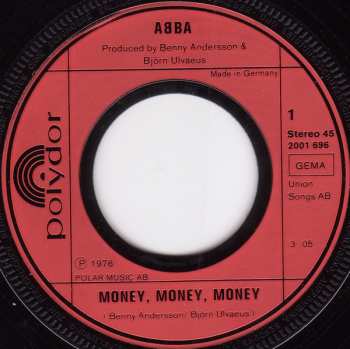 SP ABBA: Money Money Money / Crazy World