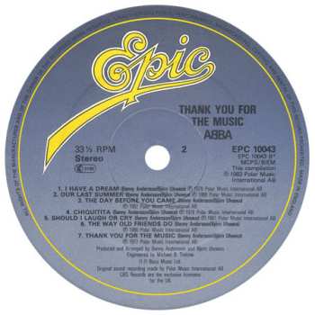 LP ABBA: Thank You For The Music