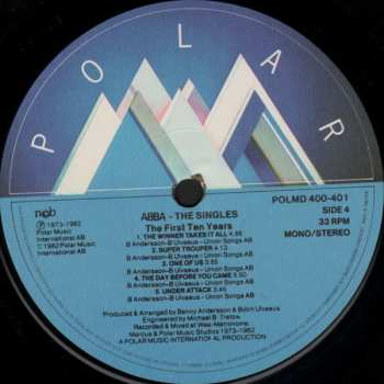 2LP ABBA: The Singles (The First Ten Years)