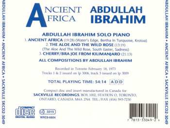CD Abdullah Ibrahim: Ancient Africa