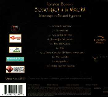 CD Abraham Barrera: Soundtrack A La Mexicana (Homenaje A Manuel Esperón)