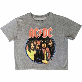 Merch AC/DC: Femmes Crop Top Highway To Hell Circle