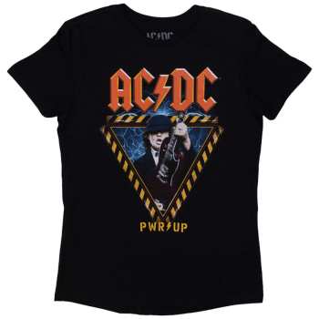 Merch AC/DC: Femmes T-shirt Angus Triangle Prw-up Eu Tour '24