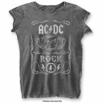 Merch AC/DC: Femmes T-shirt Cannon Swig 