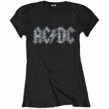 Marchandises AC/DC: Dámské Tričko Logo Ac/dc  S