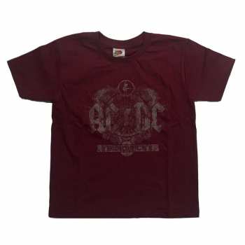 Merch AC/DC: T-shirt pour enfants Black Ice 