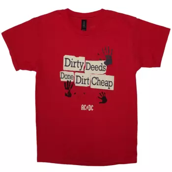 T-shirt pour enfants Dirty Deeds Done Dirt Cheap