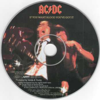 CD AC/DC: If You Want Blood You've Got It DIGI