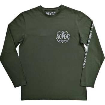 Marchandises AC/DC: Ac/dc Unisex Long Sleeve T-shirt: Rock Or Bust (back & Sleeve Print) (small) S