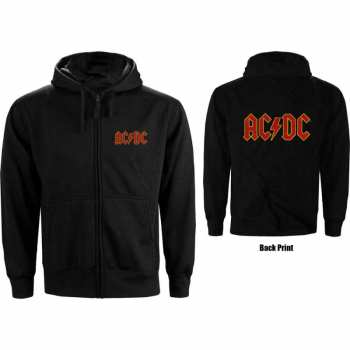 Marchandises AC/DC: Mikina Se Zipem Logo Ac/dc S