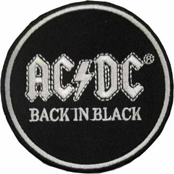 Merch AC/DC: Décoration Back In Black Circle