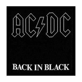 Marchandises AC/DC: Nášivka Back In Black