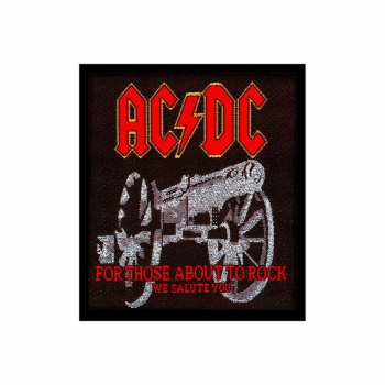Marchandises AC/DC: Nášivka For Those About To Rock