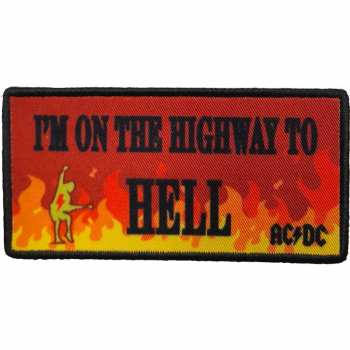 Merch AC/DC: Décoration Highway To Hell Flames