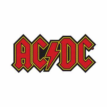 Merch AC/DC: Décoration Logo Ac/dc Cut-out 