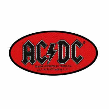 Merch AC/DC: Décoration Oval Logo Ac/dc