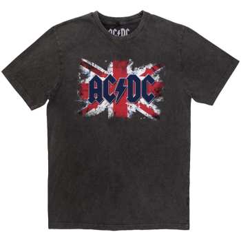 Merch AC/DC: Stone Wash T-shirt Flag
