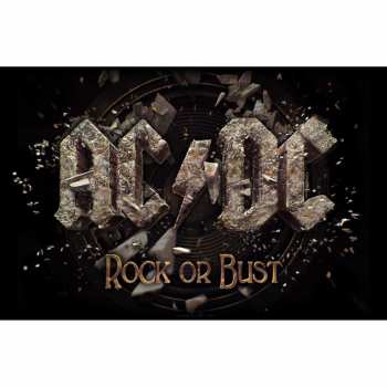 Merch AC/DC: Poster textile Rock Or Bust