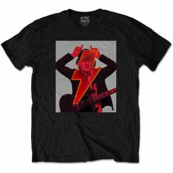 Merch AC/DC: T-shirt Angus Finger Horns 