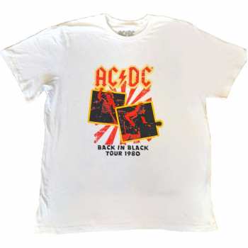 Marchandises AC/DC: Tričko Back In Black Tour 1980  XXXL