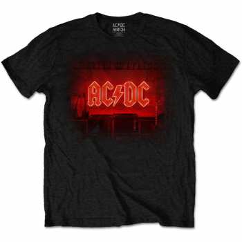 Merch AC/DC: T-shirt Dark Stage/track List 