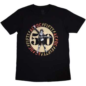 Merch AC/DC: T-shirt Gold Emblem